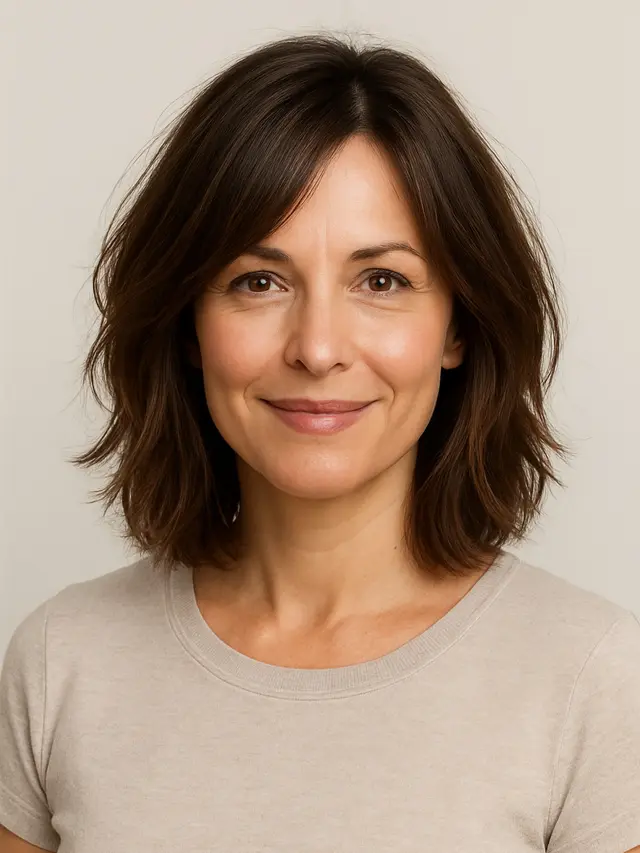 Textured Lob, Bikin Wajah Ibu-ibu Lebih Berwibawa