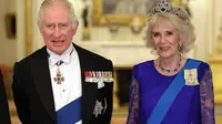 Raja Charles III bersama Permaisuri Camilla. (Dok: AFP)