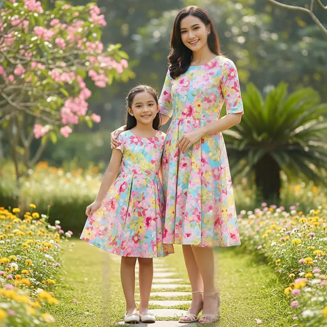 Model Dress Couple Ibu dan Anak