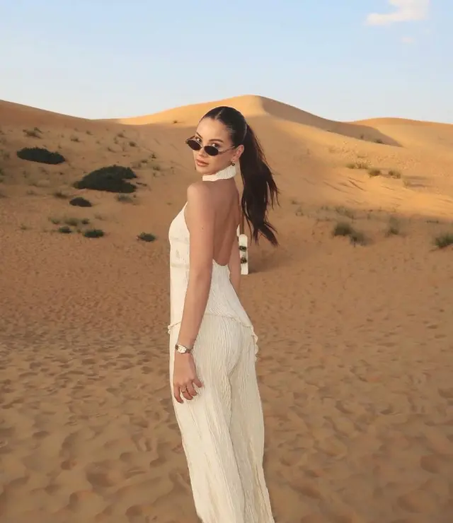 Kenakan outfit backless, 6 penampilan Alyssa Daguise kekasih Al Ghazali ini bikin susah kedip