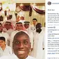 Demba Ba menjalani ibadah Umroh (Instagram)