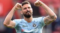 4. Olivier Giroud (Arsenal dan Chelsea) - 78 gol *masih bermain. (AFP/Glyn Kirk)