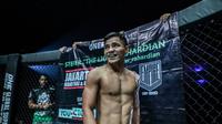 Atlet MMA Stefer Rahardian memberi kesan terhadap Jakarta yang merayakan ulang tahun ke-492. (Dok ONE Championship)