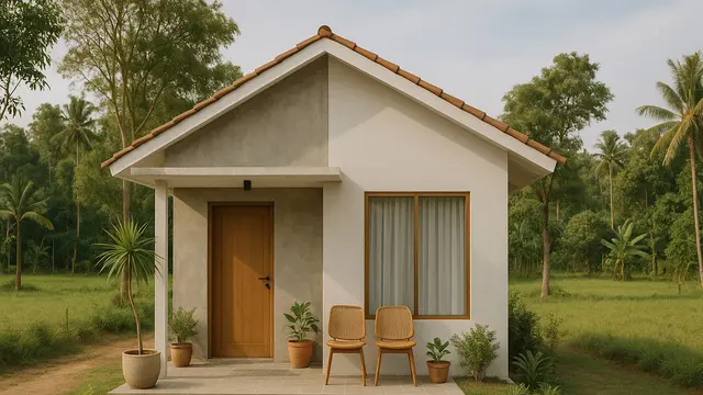 Desain Rumah Sederhana Minimalis 6x9 Meter di Desa