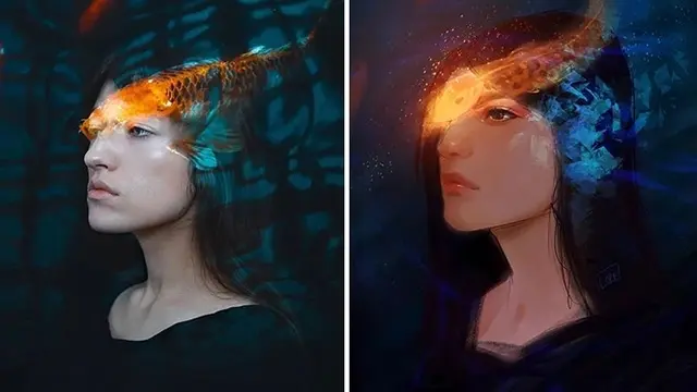 7 Foto Asli Ini Diubah Jadi Karya Ilustrasi, Bikin Kagum