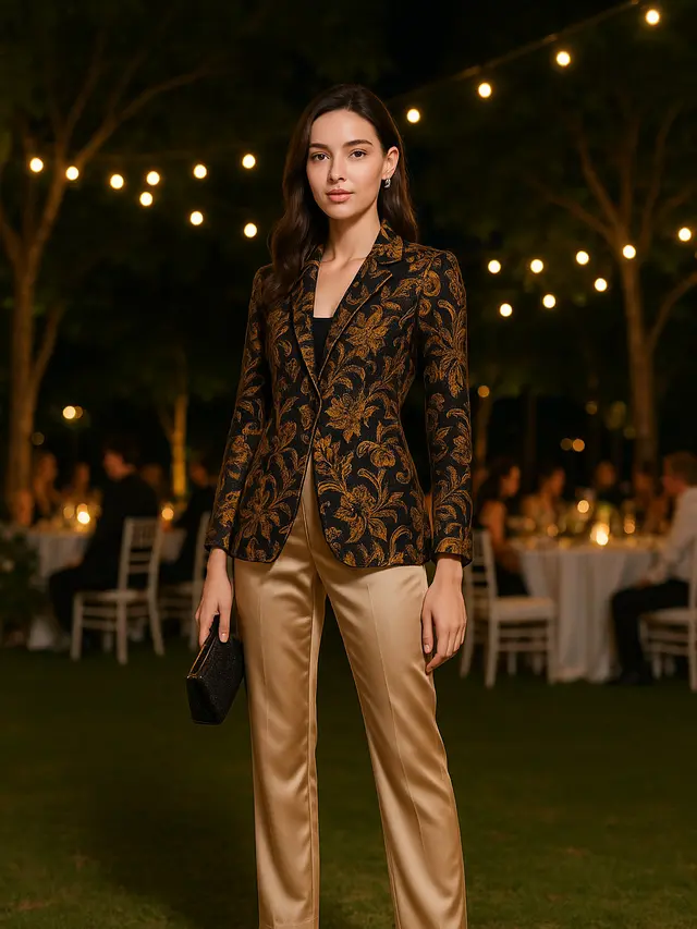 Model Batik Modern Biar Enggak Terlihat Tua Saat Kondangan Malam