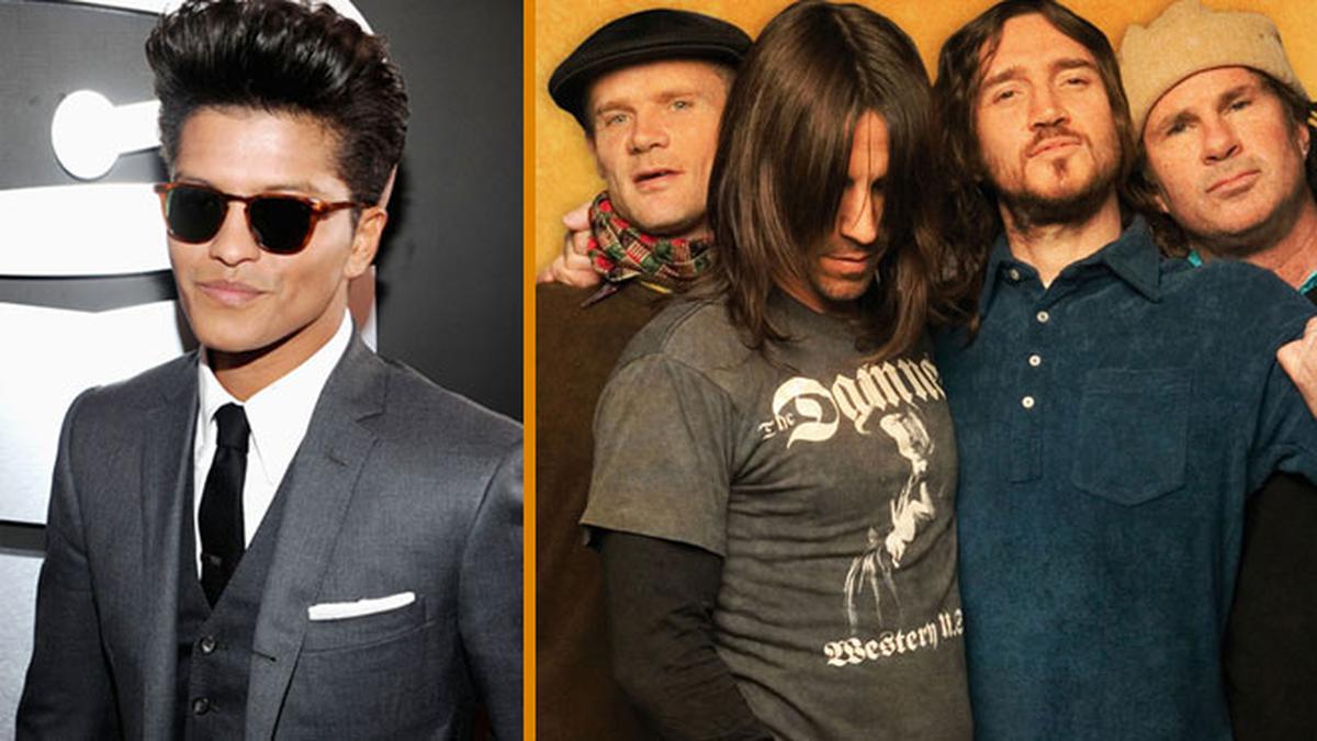 Super Bowl di Red Hot Chili Peppers Bruno Mars
