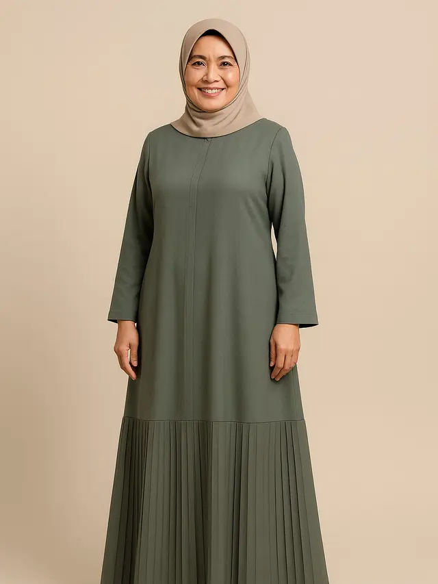 7 Rekomendasi Model Gamis Terbaru 2025 untuk Ibu Usia 50-an, Nyaman Dipakai dan Tampil Percaya Diri