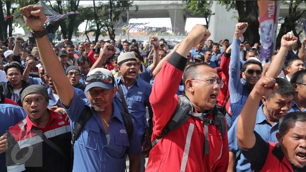 20170406-Karyawan JICT Segel Ruang Direksi-Gempur