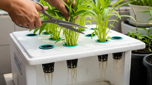 Cara Buat Kebun Hidroponik dari Box Styrofoam Bekas