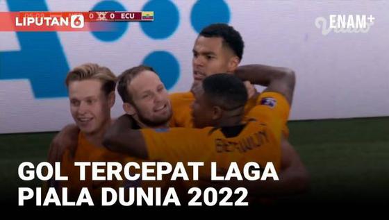 VIDEO: Highlights Piala Dunia 2022, Ekuador Vs Belanda Sama Kuat 1-1