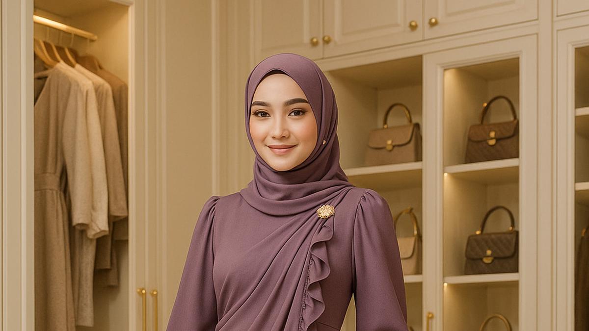 7 Model Gamis Draperi Depan Kekinian di 2025, Pilihan Elegan dan Modis untuk Pesta Pernikahan