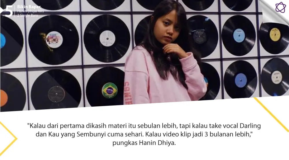 5 Fakta Single Baru Hanin Dhiya, Kau yang Sembunyi dan Darling. (Foto: Putu Elmira/Bintang.com, Desain: Nurman Abdul Hakim/Bintang.com)