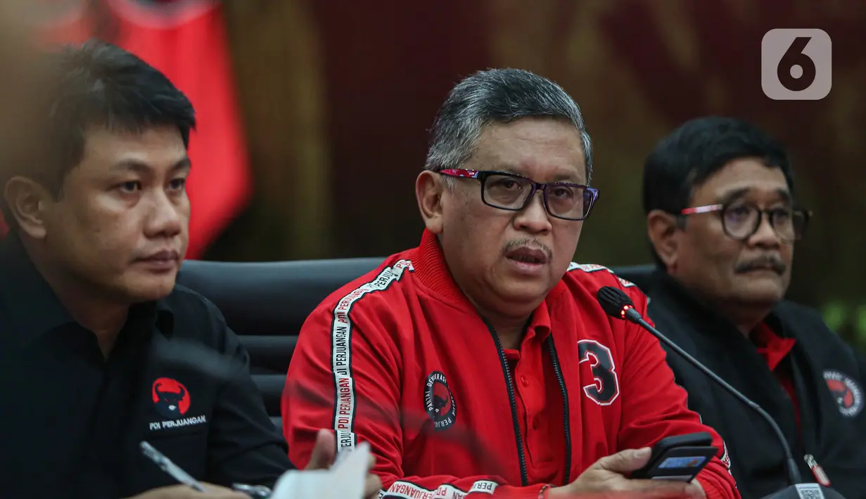 Menurut Hasto, Rakernas ke-V PDIP akan menjadi momentum melawan sisi gelap kekuasaan. (Liputan6.com/Angga Yuniar)