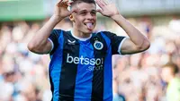striker muda Club Brugge, Nicolo Tresoldi. (Kurt Desplenter/ AFP)