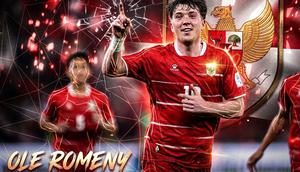 Ole Romeny, striker andalan Timnas Indonesia. (Bola.com/Iqbal Ikhsan/Gemini)