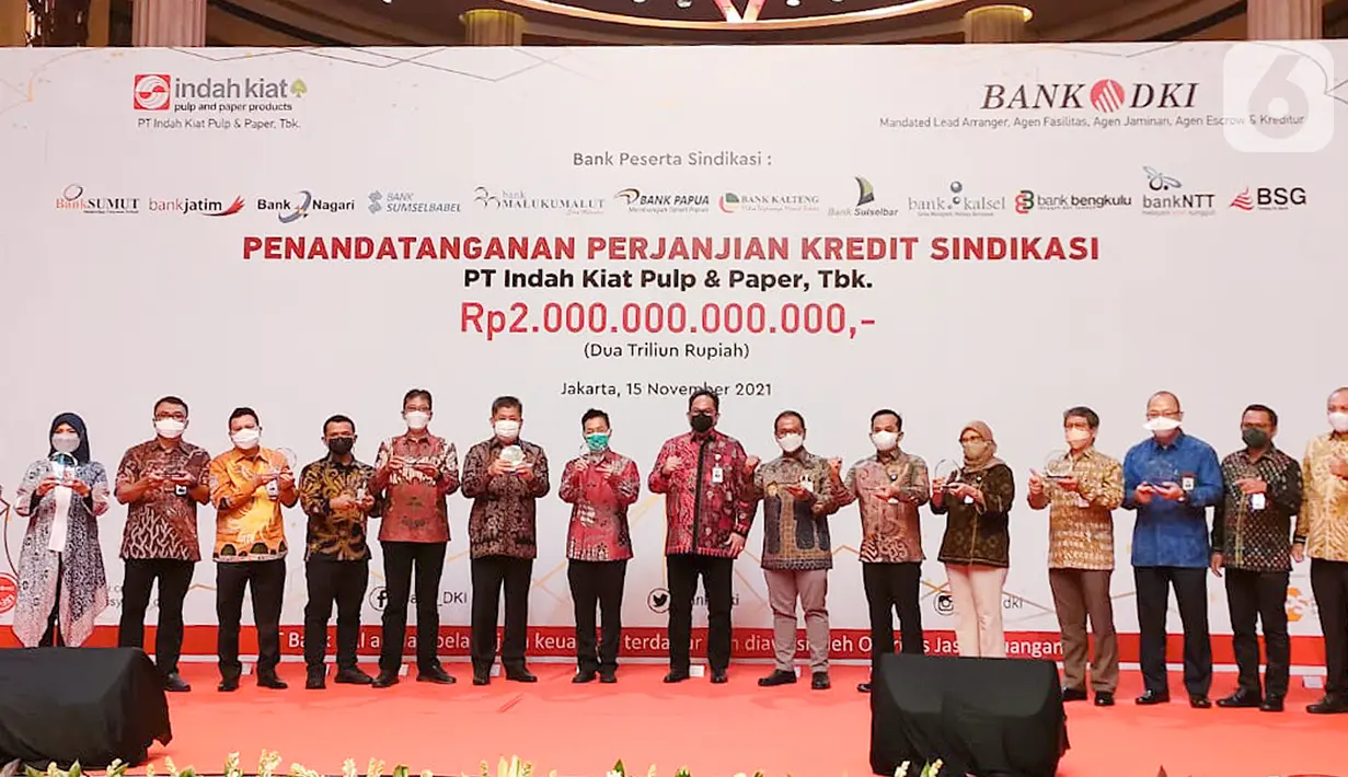 Porsi kredit Bank Sumut dan Bank Jatim masing-masing Rp270 M, Bank Nagari dan Bank Sumsel Babel Rp175 M, Bank Maluku Malut Rp110 M, Bank Papua Rp95 M, Bank Kalteng, Bank Sulselbar dan Bank Kalsel masing-masing Rp85 M serta Bank Bengkulu, Bank NTT dan Bank SulutGo masing-masing Rp50 miliar.