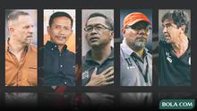 5 Pelatih Liga 1 Indonesia (Bola.com/Adreanus Titus)