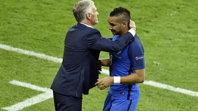 Didier Deschamps dan Dimitri Payet