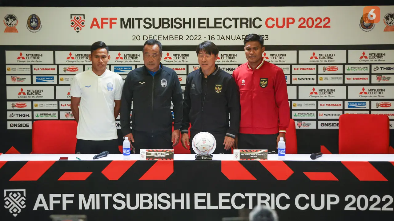 Konferensi Pers Prematch Indonesia Vs Kamboja Piala AFF 2022