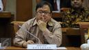 Menteri Keuangan Bambang Brodjonegoro saat mengikuti Rapat Kerja (Raker) dengan  Komisi XI DPR RI, di Komples Parlemen, Jakarta, Senin (6/6).Raker juga ikut membahas  isu - isu nasional terkini. (Liputan6.com/Johan Tallo)