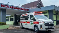 Armadan ambulans Bayu Asih Purwakarta yang disiagakan untuk pelayanan selama cuti Lebaran. Foto (Istimewa)