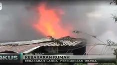 Diperkirakan sebanyak 32 bangunan musnah terbakar. Kasus kebakaran ini ditangani anggota Polres Kota Binjai.