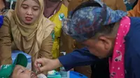 Kemenkes RI lakukan imunisasi tambahan polio di Jateng, Jatim, dan DIY (Foto: Sehat Negeriku)