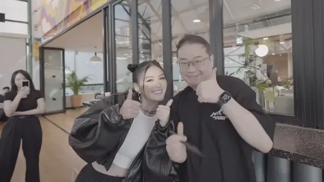 Agnez Mo saat Berada di Korea Selatan. [@agnezmo]