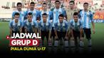 Berita video, Jadwal Grup D Piala Dunia U-17 2023 yang akan berlangsung di  Stadion Si Jalak Harupat, Bandung dan Jakarta International Stadium, Jakarta.