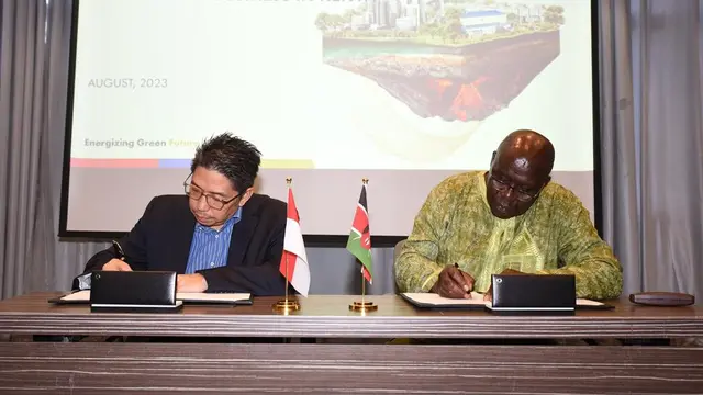 PT Pertamina Geothermal Energy Tbk. (PGE) menjajaki kerja sama dengan Africa Geothermal International No 1 Limited untuk mengembangkan potensi panas bumi. (Dok PGE)