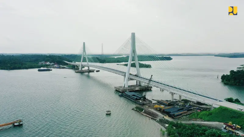 Jembatan Pulau Balang, akses Jalan Tol IKN yang tersambung dengan Tol Balikpapan-Samarinda (Balsam)