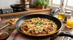Resep Pizza Mie Tuna Teflon yang Praktis Tanpa Oven