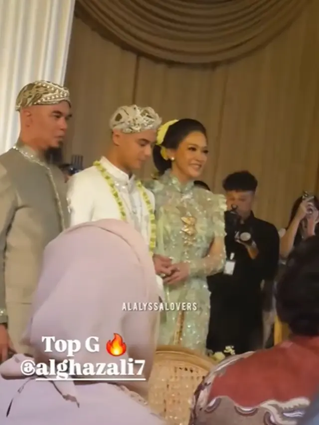 7 Potret Keluarga Besar di Pernikahan Al Ghazali-Alyssa, Ahmad Dhani dan Maia Berdampingan