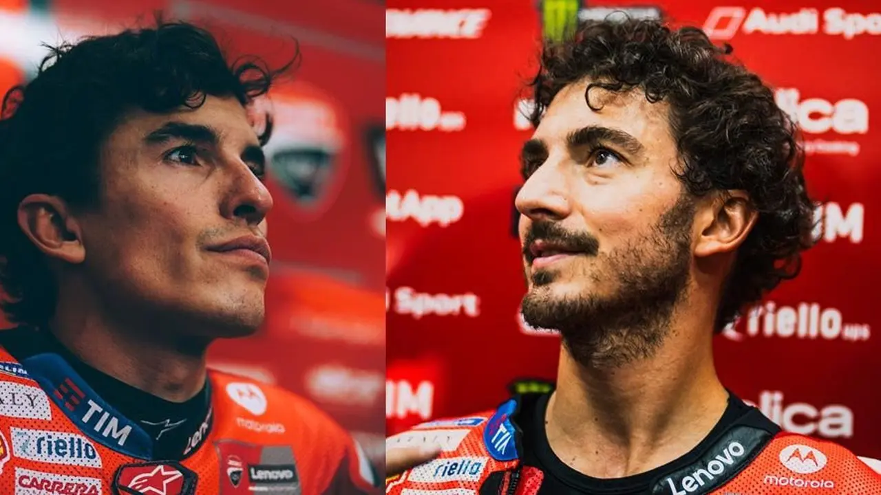 Pembalap Ducati Lenovo Team, Marc Marquez dan Pecco Bagnaia (c) Ducati Corse