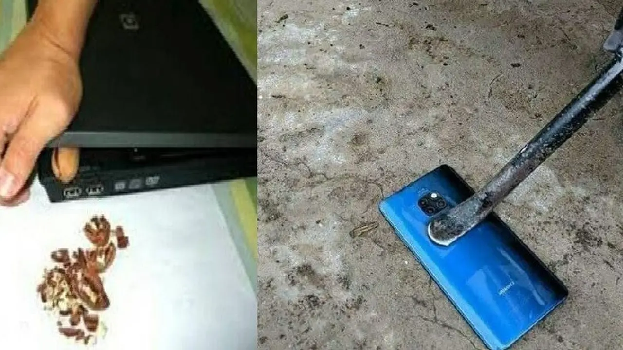 cara nyeleneh gunakan gadget