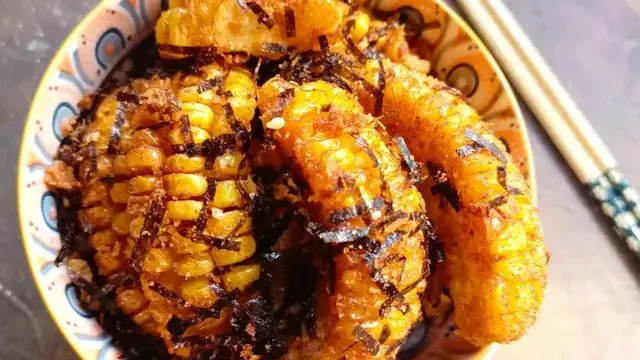Resep jagung goreng pedas nori. (dok. Cookpad @Manda_Wiwin)