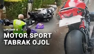 Motor Sport Tabrak Ojol