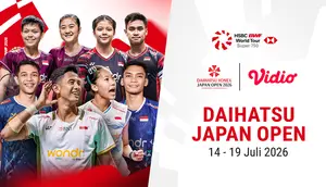 Nonton BWF Daihatsu Japan Open 2026: Peluang Indonesia untuk Juara Hanya di Vidio