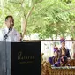 Menteri Arief Yahya saat memberikan sambutan dalam peresmian Plataran L'Harmonie di Plataran Menjangan Resort and Spa, kawasan Taman Nasional Bali Barat. Foto: Kemenpar.