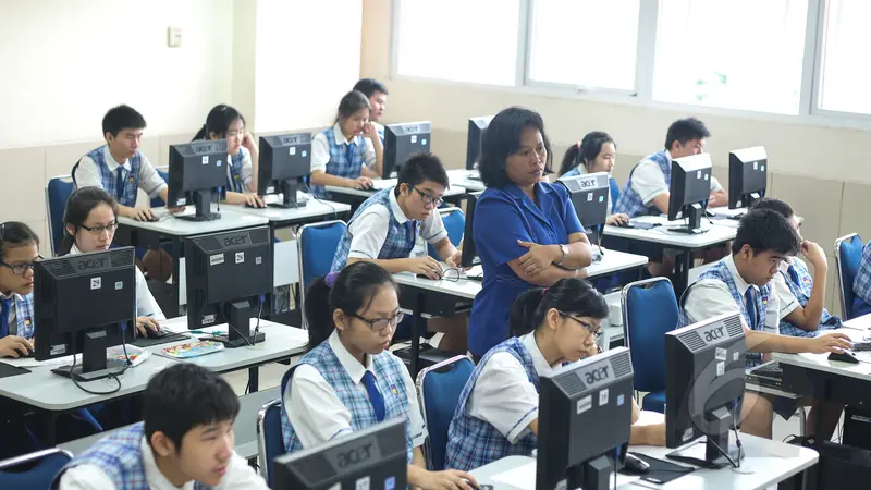 Di Jakarta, Hanya SMPK Penabur 2 yang Gelar UN Berbasis Komputer 
