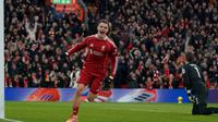 Selebrasi Florian Wirtz dalam laga Liga Inggris antara Liverpool vs Wolverhampton, Sabtu (27/12/2025). (AP Photo/Ian Hodgson)