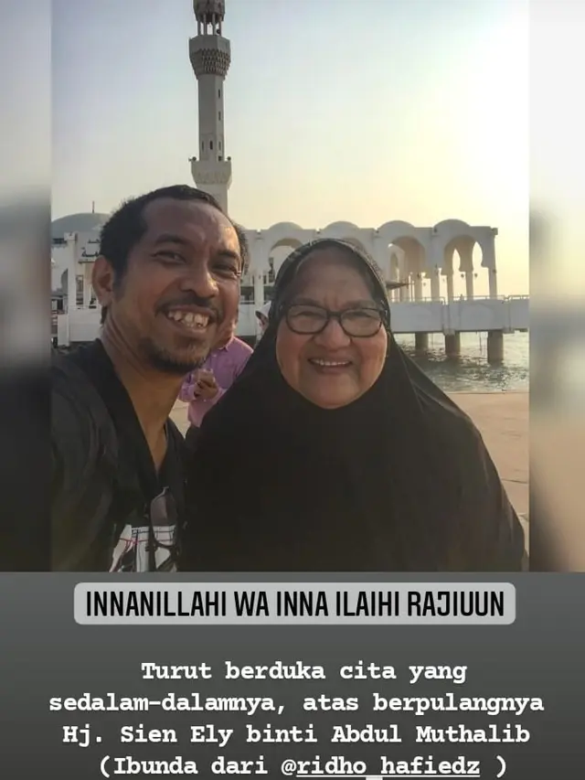 Ibunda Ridho Slank meninggal dunia