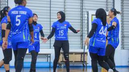 Proses seleksi yang berlangsung di GOR PBV BJB Tandamata telah berlangsung sejak 6 Juli 2023 dan telah menetapkan 16 pemain dari total 21 pemain untuk kembali diciutkan menjadi 14 pemain sebagai skuad akhir. (BJB Tandamata)