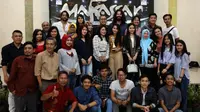 Wali Kota Mohammad Romdhan Pomanto menggelar pertemuan dengan kalangan sineas Makassar. (Liputan6.com/Eka Hakim)
