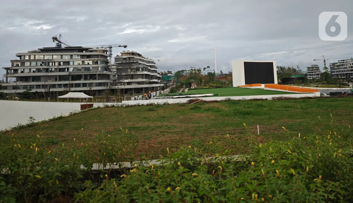 Kondisi lapangan tersebut siap untuk digunakan. (Liputan6.com)
