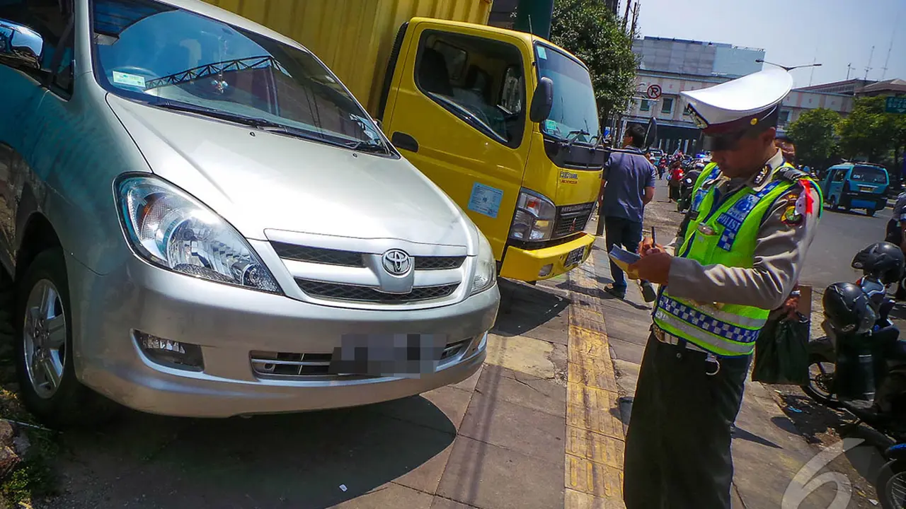 Di Kawasan Ini Dishub Panen Kendaraan Nakal