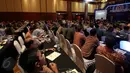Suasana Simposium Nasional Cybersecurity, Jakarta, Rabu (3/6/2015). Presiden Jokowi berhalangan hadir membuka acara tersebut. (Liputan6.com/Faizal Fanani)