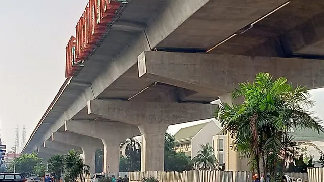 Kementerian PUPR terus berupaya mempercepat penyelesaian pembangunan Jalan Tol Layang Dalam Kota Jakarta. (Dok Kementerian PUPR)