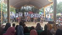 Massa dari berbagai wilayah di Ponorogo, menghadiri deklarasi dukungan Prabowo Subianto. (Istimewa)